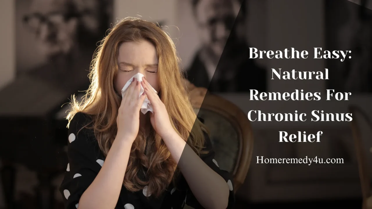 Home Remedies For Sinus