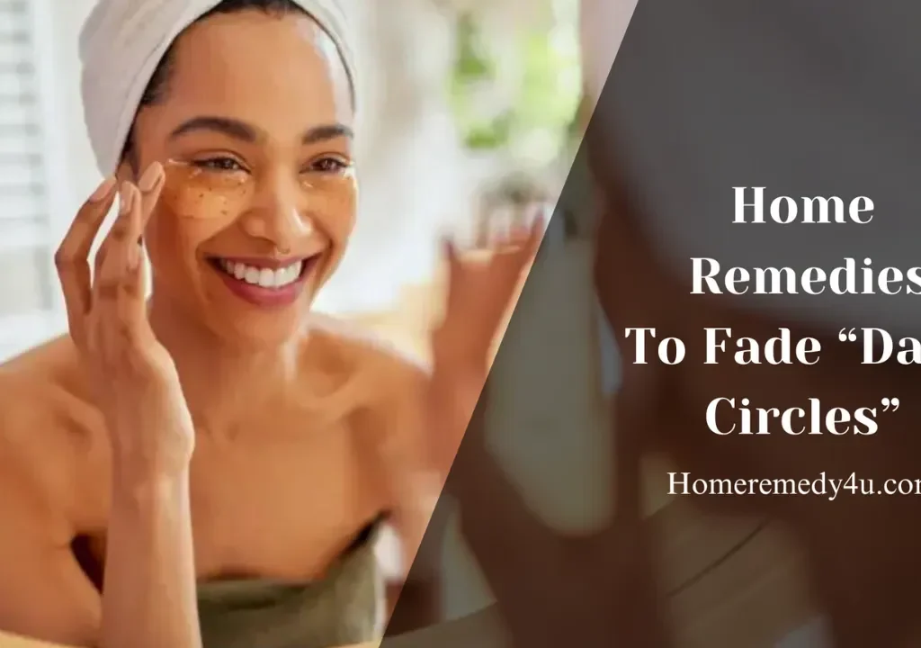 home remedy for dark circles